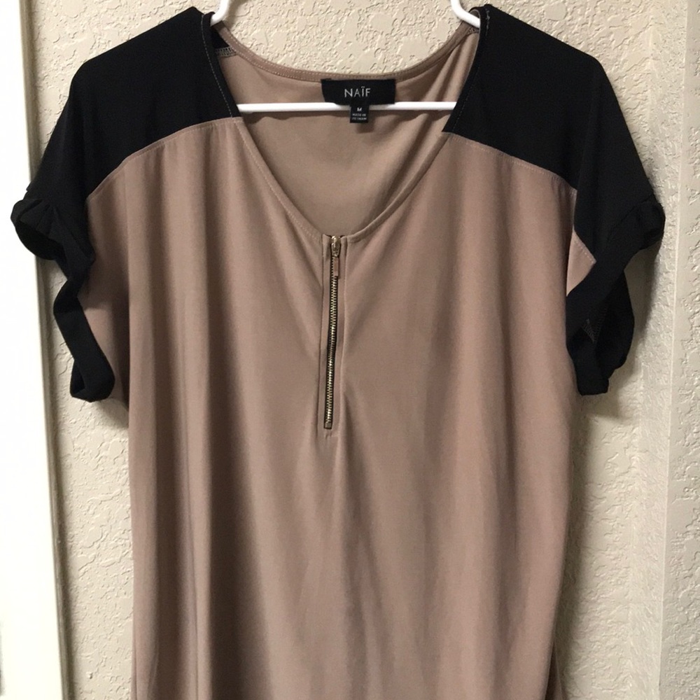 Zip-Up Blouse